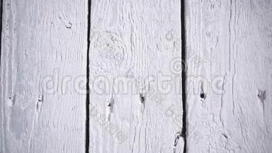 白色木制表面。 木材纹理背景